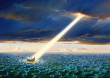 Abstracto famoso Painting - moderno contemporáneo 17 surrealismo navegando cielo